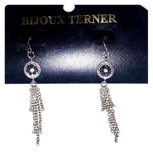 BJIOUX TURNER DANGLE EARRINGS CHAIN, BEADS PIERCED